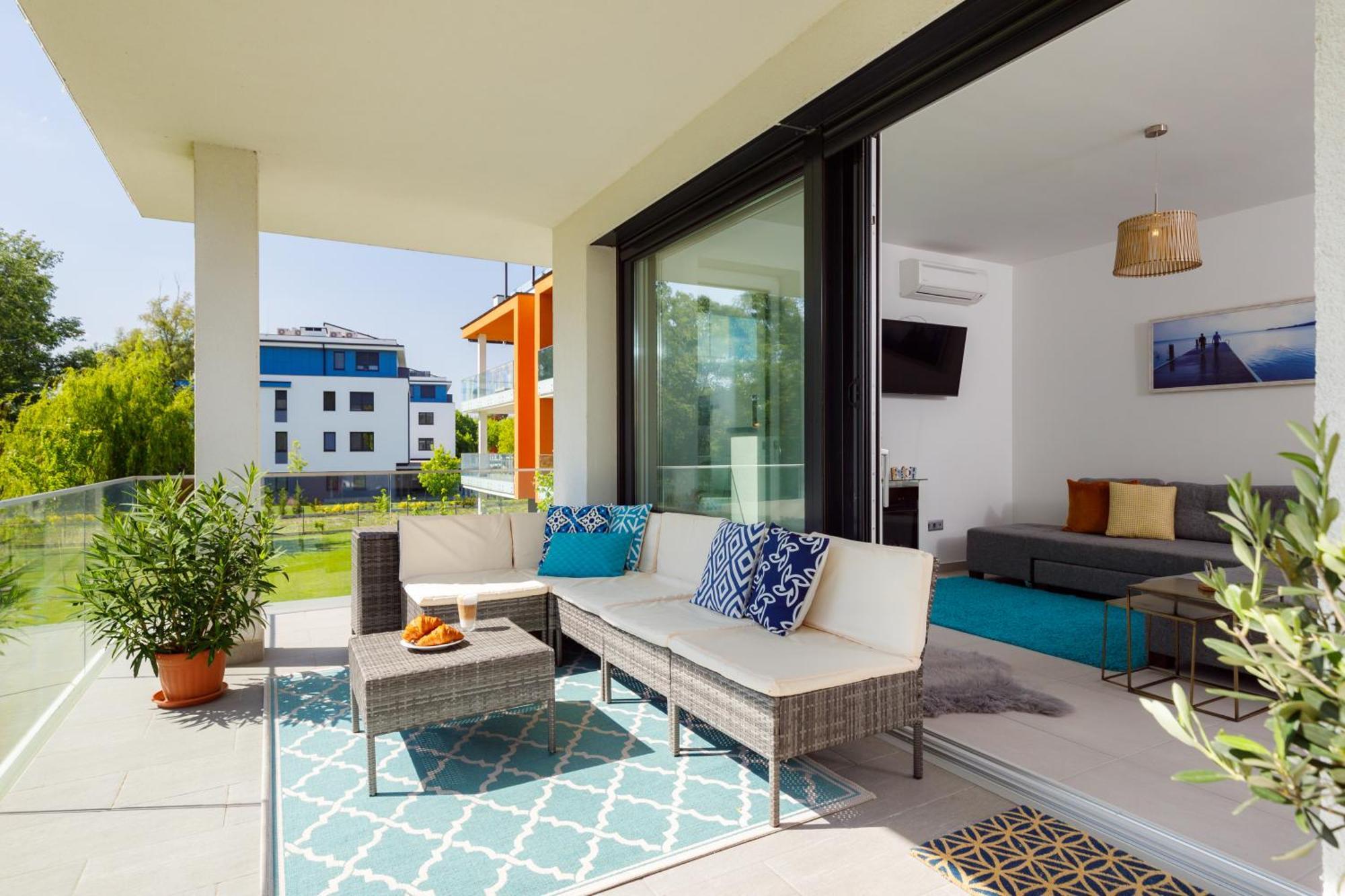 Blue4 Apartment Balatonfůzfő 外观 照片